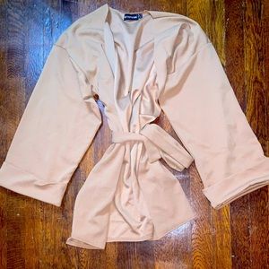 Pretty Little Thing Wide Armed Wrap Top